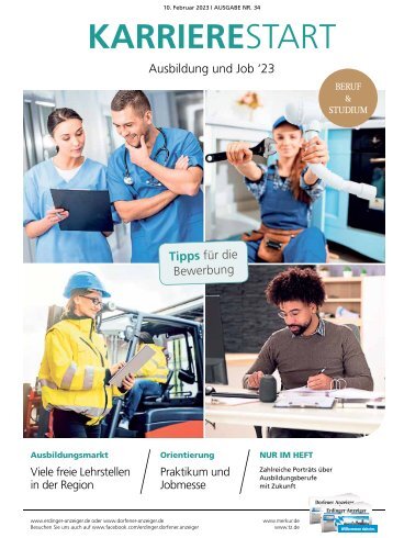 Ausbildungsjournal 2023: Startklar für die Zukunft – Berufsorientierung und Ausbildungsplätze