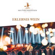 Erlebnis Wein - Weinproben bei der Hex vom Dasenstein
