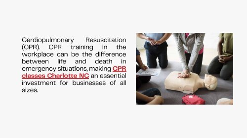 Lifesaving Skills at Work: The Importance of CPR Training in the Workplace