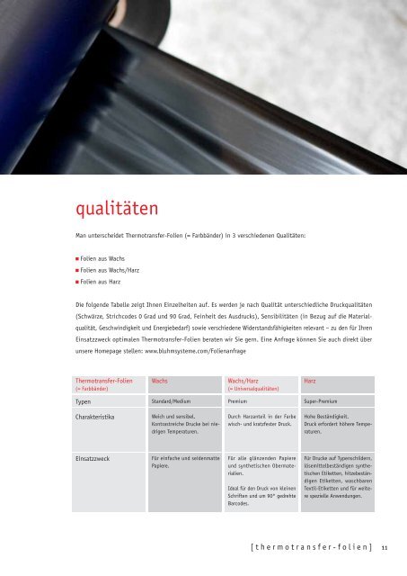 Etiketten und Folien als PDF - Bluhm Systeme GmbH