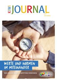 KIWI-Journal 19: Werte und Normen im Miteinander - Wie Kinder Wertekompetenz erwerben