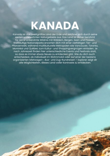 Explorer USA & Kanada