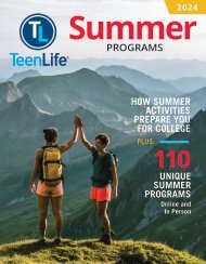 TeenLife 2024 Guide to Summer Programs