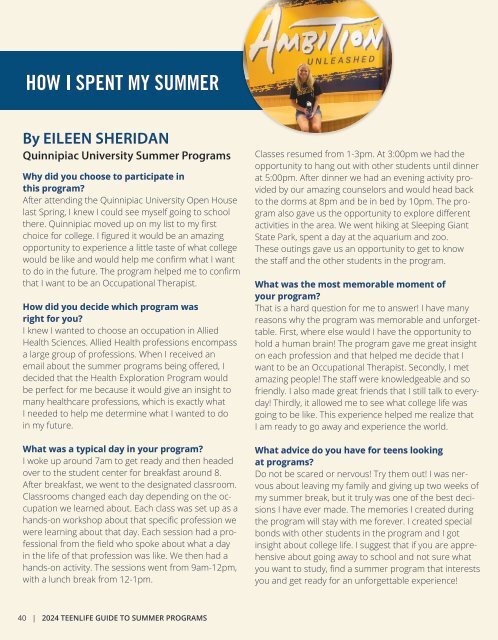 TeenLife 2024 Guide to Summer Programs