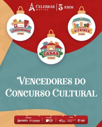 VENCEDORES - CONCURSO CULTURAL 