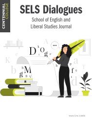 SELS Dialogues Journal Volume 3 Issue 1