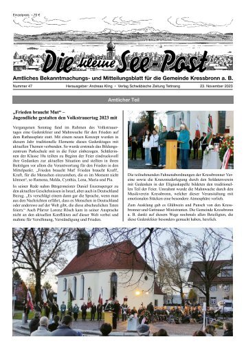 03.01.2024 Die kleine See-Post