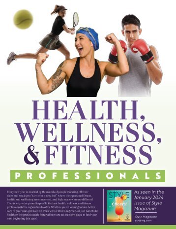 Health, Wellness, & Fitness Professionals Stand Alone - January 2024