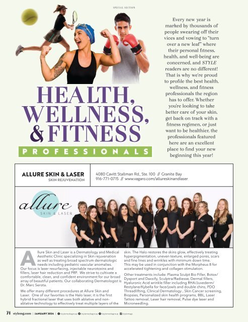 Health, Wellness, & Fitness Professionals Stand Alone - January 2024