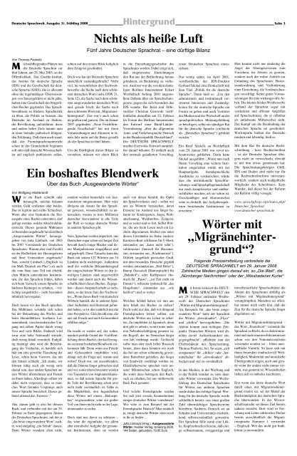 PDF 31 - Deutsche Sprachwelt