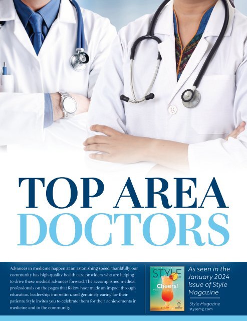 Top Area Doctors Stand Alone - January 2024