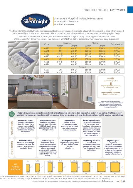 Dale Leisure 2024 Accommodation Brochure