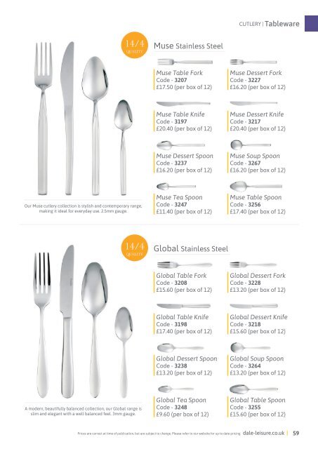 Dale Leisure 2024 Accommodation Brochure