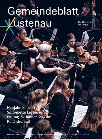 Lustenauer Gemeindeblatt Nr. 1| Freitag 5. Jänner 2024