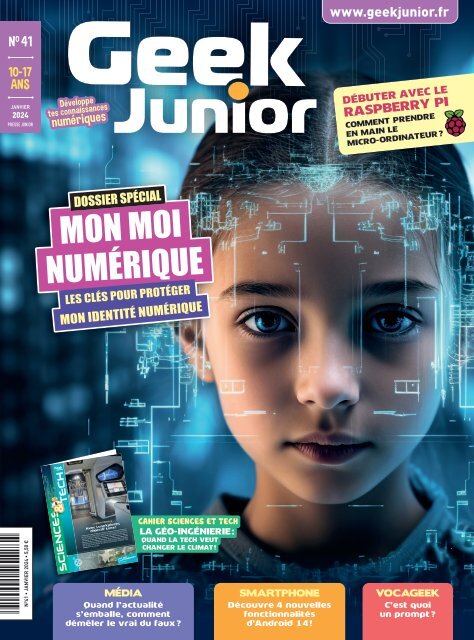 Geek Junior N°41 - janvier 2024 - Extrait 