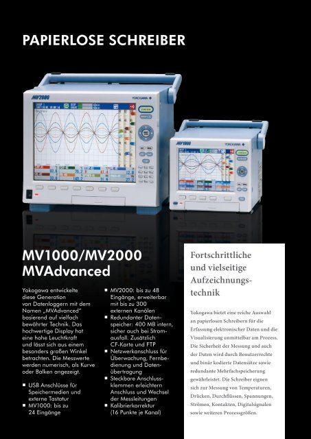 Software und Zubehör - Yokogawa