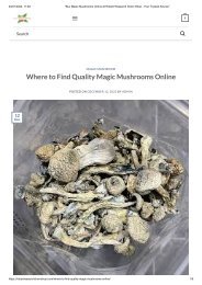 Buy Magic Mushrooms Online  At Robert Research Chem Shop