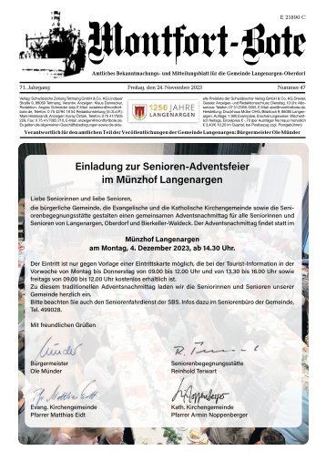 04.01.2024 Montfort-Bote