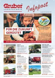Gruber Landtechnik Infopost Ausgabe 83/ Dezember 2023