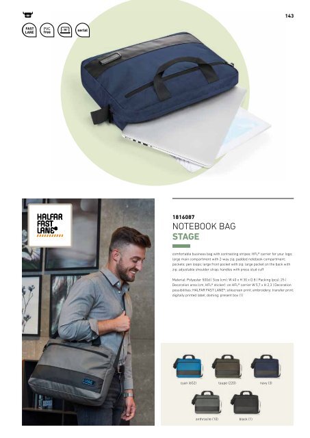 TrendYourBrand - Bags and backpacks  by HALFAR (EN)