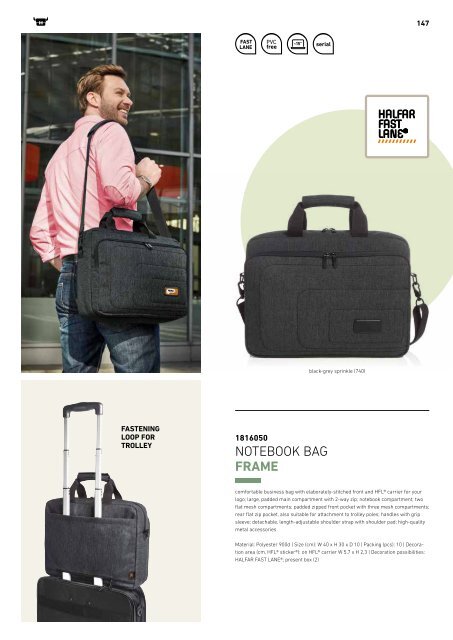 TrendYourBrand - Bags and backpacks  by HALFAR (EN)