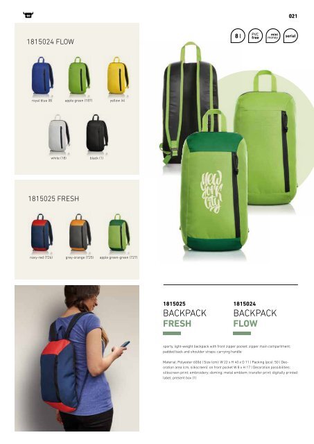 TrendYourBrand - Bags and backpacks  by HALFAR (EN)