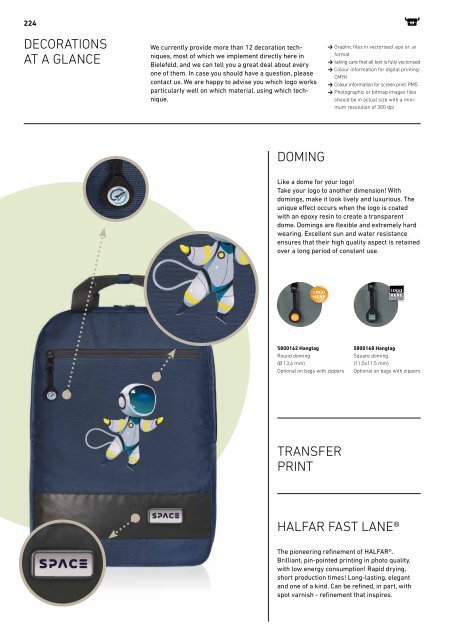 TrendYourBrand - Bags and backpacks  by HALFAR (EN)