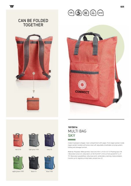 TrendYourBrand - Bags and backpacks  by HALFAR (EN)