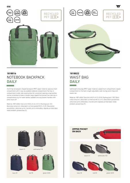 TrendYourBrand - Bags and backpacks  by HALFAR (EN)