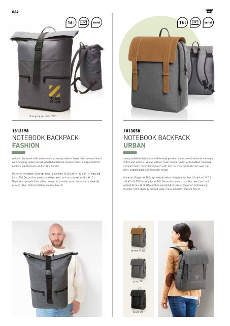 TrendYourBrand - Bags and backpacks  by HALFAR (EN)