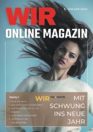 WIR ONLINE MAGAZIN - 8. Januar 2024 