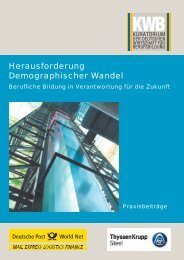 Herausforderung Demographischer Wandel - Kuratorium der ...