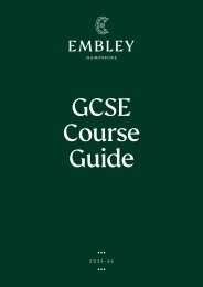 Embley GCSE Guide 2024-26