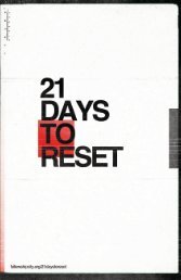 21 Days to Reset Guide