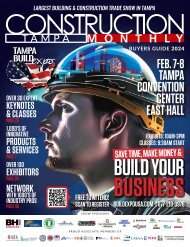 Construction Monthly Magazine | Tampa 2024 Build Expo Show Edition