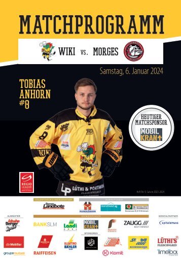 Matchprogramm Wiki vs Morges