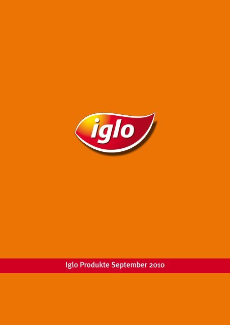 Iglo Produkte September 2010