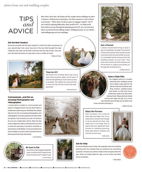 Real Weddings Magazine - Winter/Spring 2024 The Best Wedding Vendors in Sacramento, Tahoe and throughout Northern California are all here