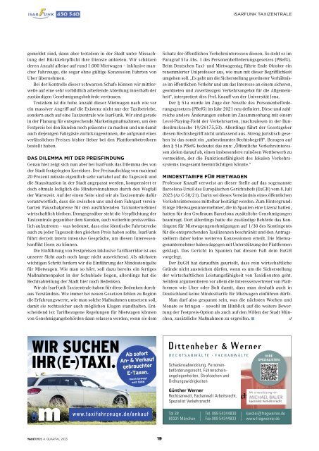 Taxi Times München - 4. Quartal 2023