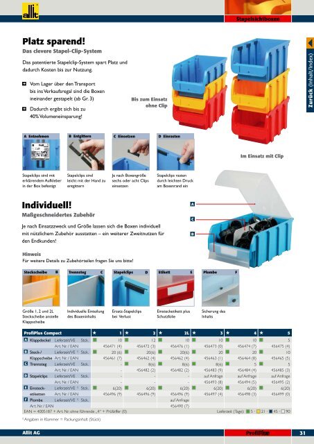 Ordnungssysteme 2009/2010 - Wachter Lagertechnik