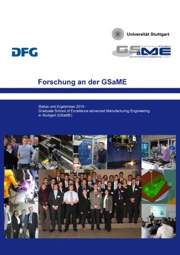 Research at GSaME- Status and results 2010 - bei der Graduate ...