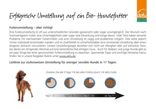 defu's Futterumstellung Hunde