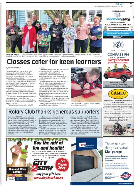 North Canterbury News: December 21, 2023