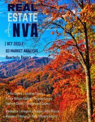 2023-10 - Real Estate of NVA - Quarterly Market Analysis