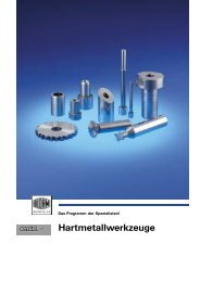 Blohm – Hartmetallwerkzeuge