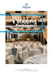 Hilton Manila Wedding Package