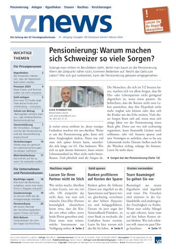 vznews, Schweiz deutsch, Februar 2024, Ausgabe 139