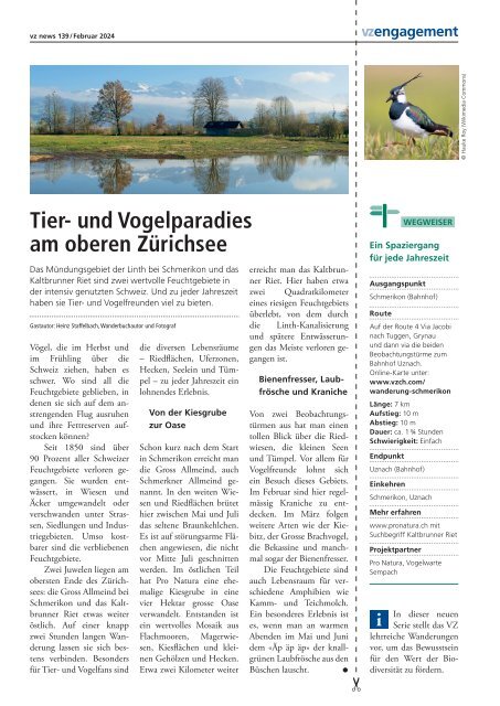 vznews, Schweiz deutsch, Februar 2024, Ausgabe 139