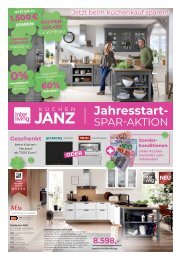 Küchen Jahresstart-Spar-Aktion