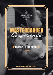 MasterBarber Conference program